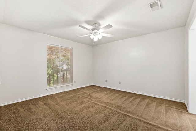 3318 Teawick Ct, Houston, TX 77068 - spare room with carpet and a ceiling fan