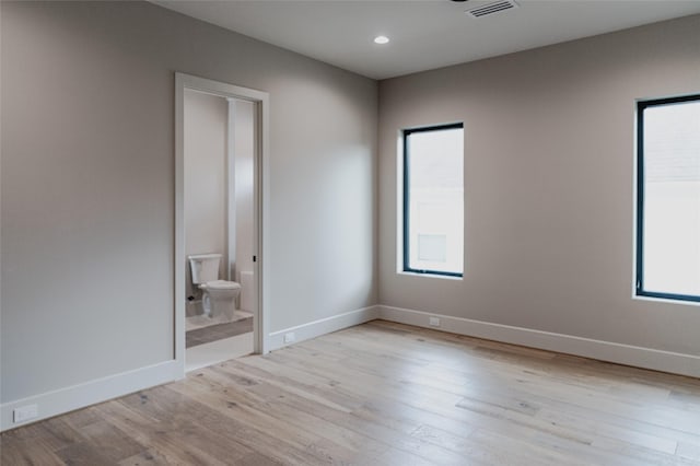 7302 Schiller St, Houston, TX 77055 - empty room with wood finished floors and recessed lighting
