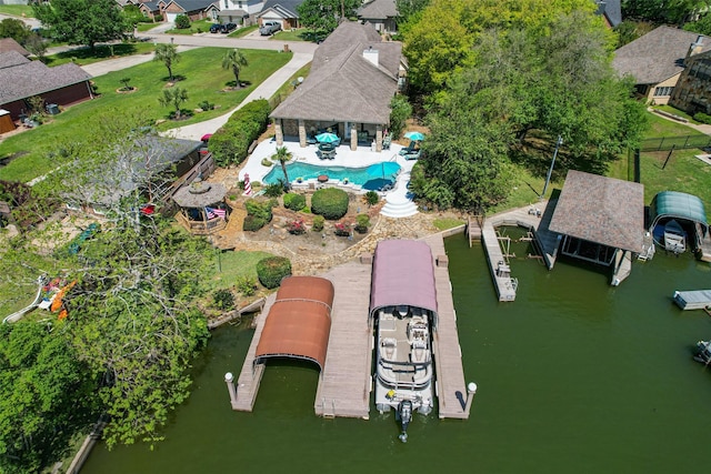 17383 Harbor Dr, Montgomery, TX 77356 - aerial overview of property's location featuring nearby suburban area and a nearby body of water