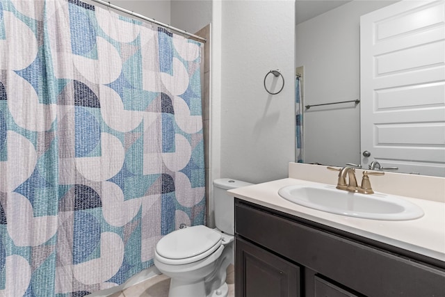19815 Caprock Falls Ct, Cypress, TX 77433 - bathroom with vanity and a shower with shower curtain
