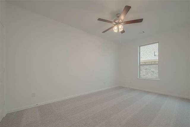 2040 Terra Rose Dr, Katy, TX 77493 - spare room with a ceiling fan and light carpet