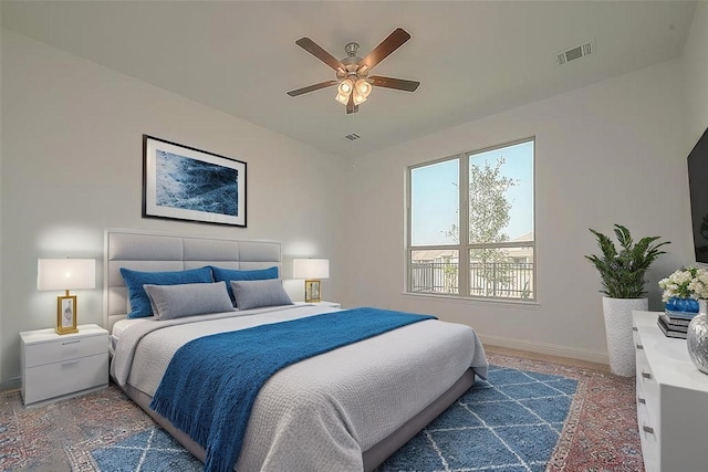 2040 Terra Rose Dr, Katy, TX 77493 - bedroom featuring baseboards and a ceiling fan