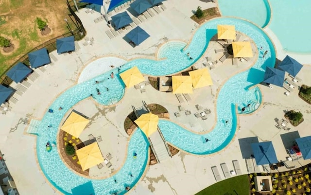 2040 Terra Rose Dr, Katy, TX 77493 - drone / aerial view of a pool area