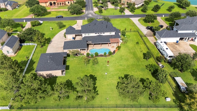 3211 Lakes Of Katy Ln, Katy, TX 77493 - aerial view of residential area with a pool