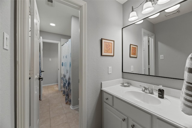 3211 Lakes Of Katy Ln, Katy, TX 77493 - bathroom with vanity and tile patterned flooring