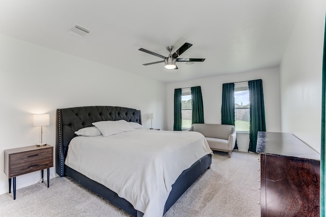 17814 Placid Oak Ct, Cypress, TX 77433 - carpeted bedroom featuring ceiling fan and baseboards