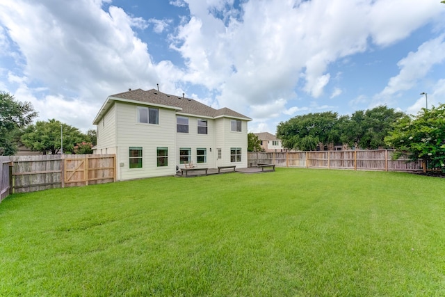 17814 Placid Oak Ct, Cypress, TX 77433 - back of property featuring a fenced backyard