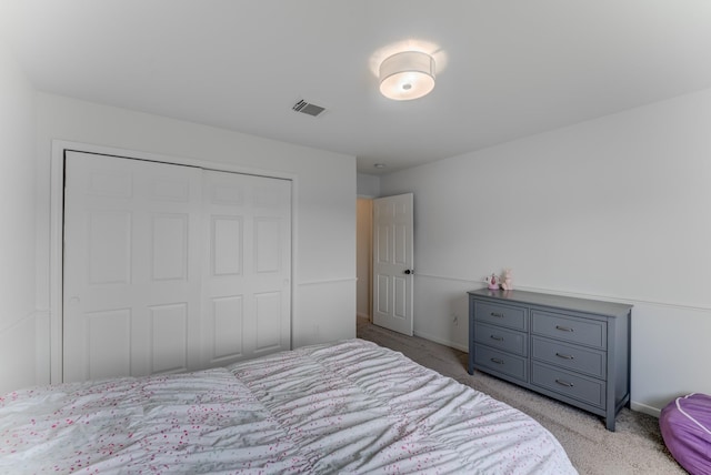 17814 Placid Oak Ct, Cypress, TX 77433 - bedroom featuring light carpet and a closet
