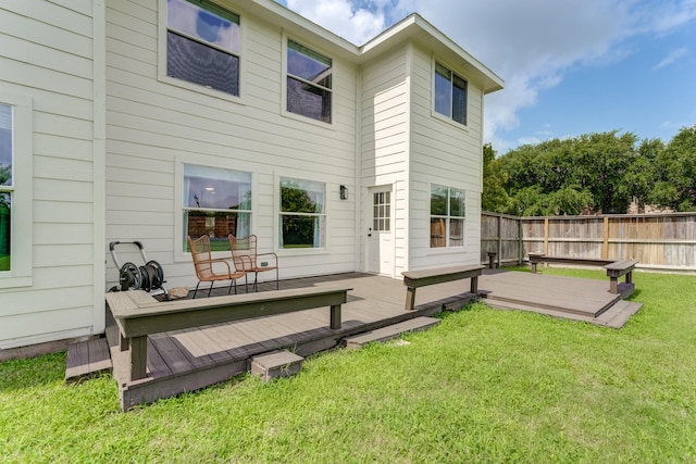 17814 Placid Oak Ct, Cypress, TX 77433 - rear view of property featuring a wooden deck