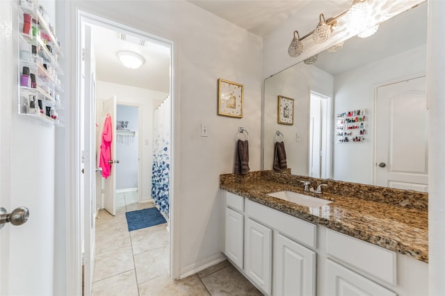 10906 Silverado Trace Dr, Houston, TX 77095 - bathroom featuring vanity and tile patterned floors
