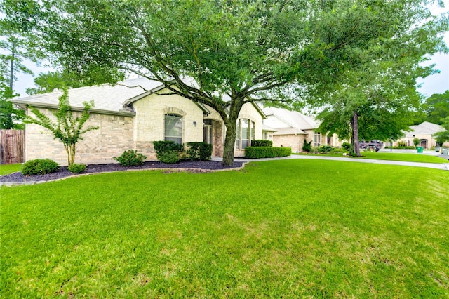 634 Oak Ridge Grove Cir, Spring, TX 77386 - view of front of house featuring stone siding and brick siding