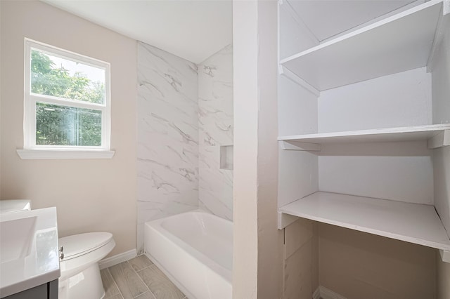 11311 Raincove Dr, Houston, TX 77016 - bathroom with vanity and shower / bath combination