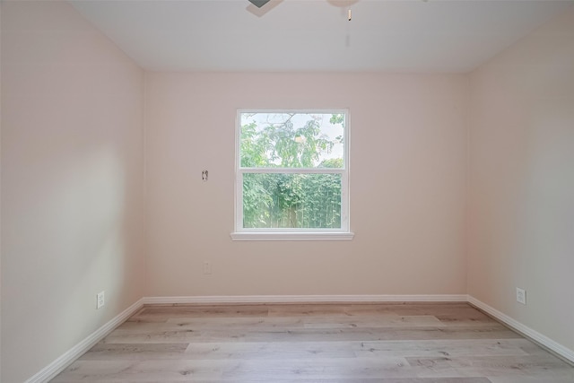 11311 Raincove Dr, Houston, TX 77016 - unfurnished room featuring light wood-style floors