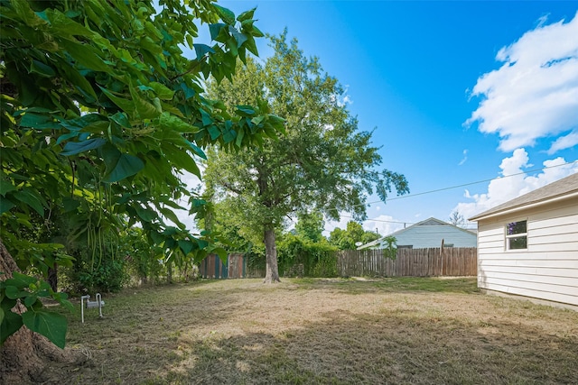 11311 Raincove Dr, Houston, TX 77016 - view of yard with a storage shed