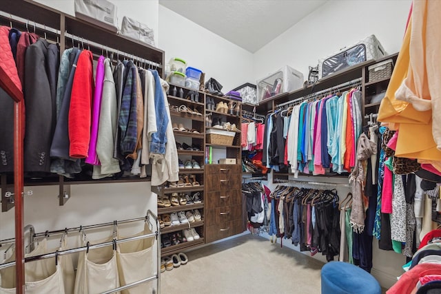 28114 Bayou Cove Ct, Fulshear, TX 77441 - walk in closet featuring carpet floors