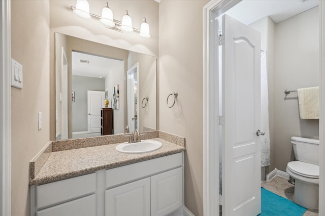 28114 Bayou Cove Ct, Fulshear, TX 77441 - bathroom with toilet and vanity
