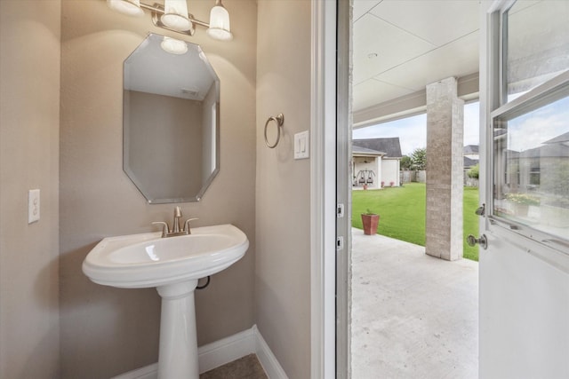 28114 Bayou Cove Ct, Fulshear, TX 77441 - bathroom featuring baseboards