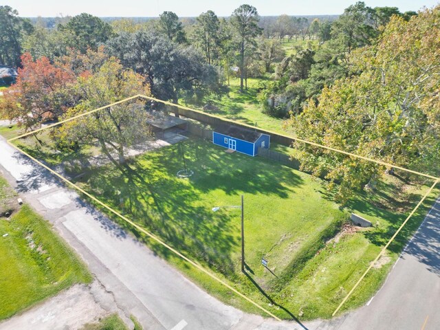 1303 Mac Dr, Sweeny, TX 77480 - aerial view of property's location featuring property parcel outlined