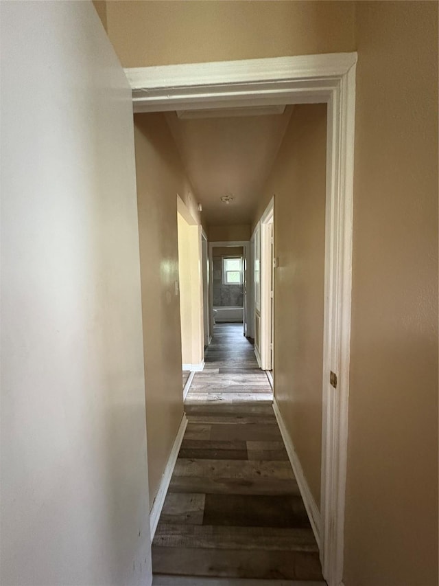 1206 11th St N, Texas City, TX 77590 - hall with wood finished floors and baseboards