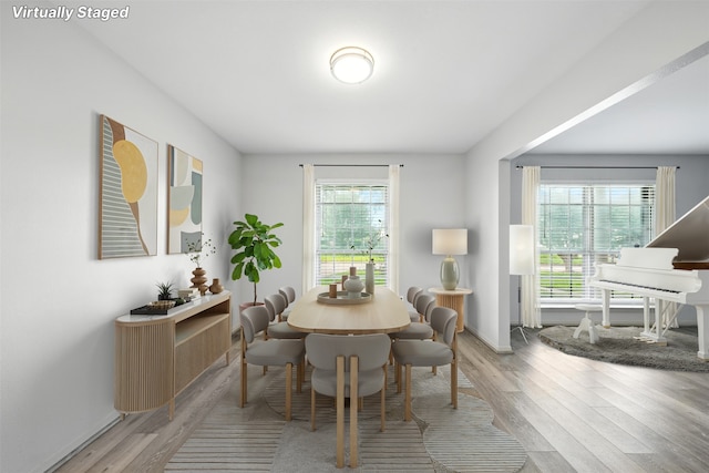 8503 Leader St, Houston, TX 77036 - dining room featuring healthy amount of natural light and light wood finished floors