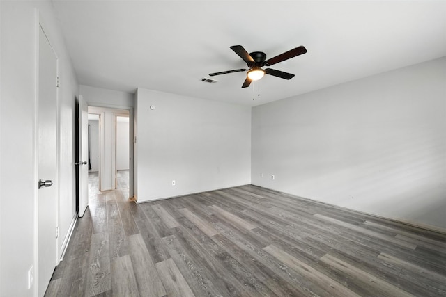 8503 Leader St, Houston, TX 77036 - unfurnished room featuring wood finished floors and ceiling fan