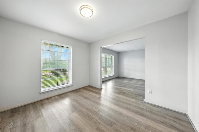8503 Leader St, Houston, TX 77036 - spare room featuring wood finished floors and baseboards