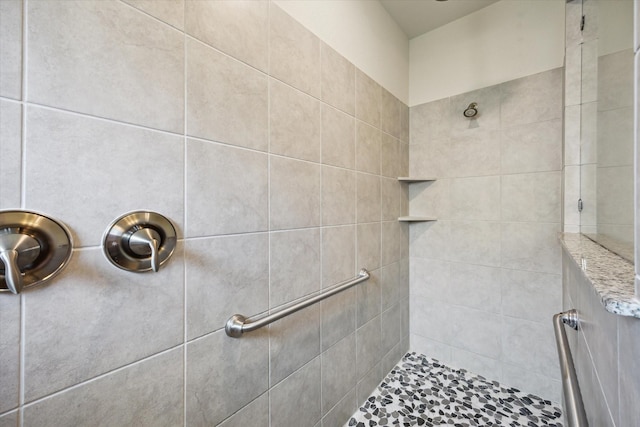 1502 Trails Of Katy Ln, Katy, TX 77494 - bathroom featuring a tile shower