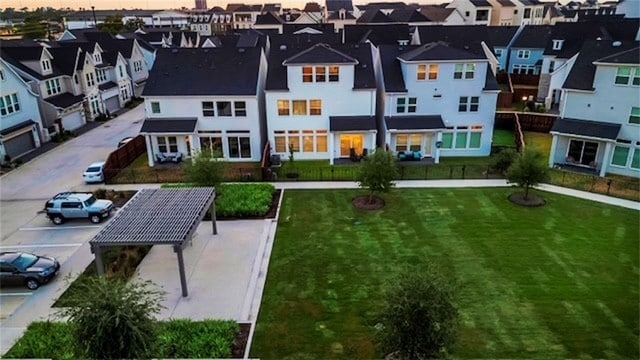 3615 Weston Manor Ln, Houston, TX 77055 - aerial view of residential area