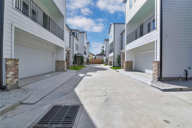 209 Edgewood St Unit C, Houston, TX 77011 - view of concrete road featuring a residential view