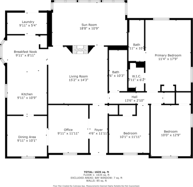 10447 Winding Trail Rd, La Porte, TX 77571 - view of home floor plan