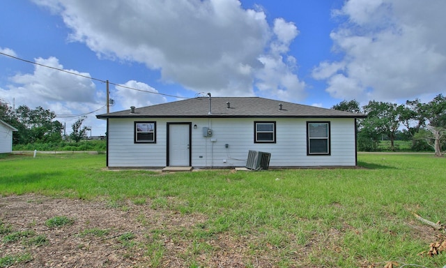 1440 Shepherd St, Hempstead, TX 77445 - back of property with a lawn