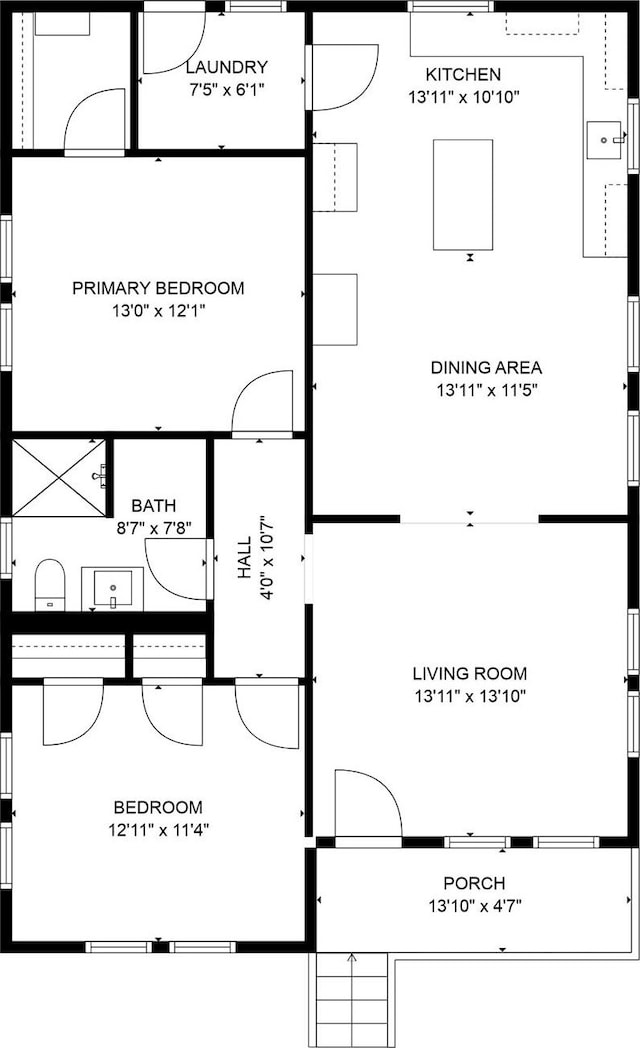 2346 Delafield St, Houston, TX 77023 - view of home floor plan