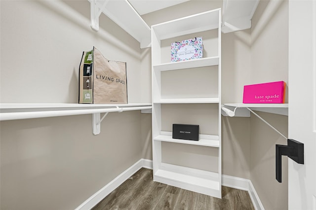 2346 Delafield St, Houston, TX 77023 - walk in closet with wood finished floors