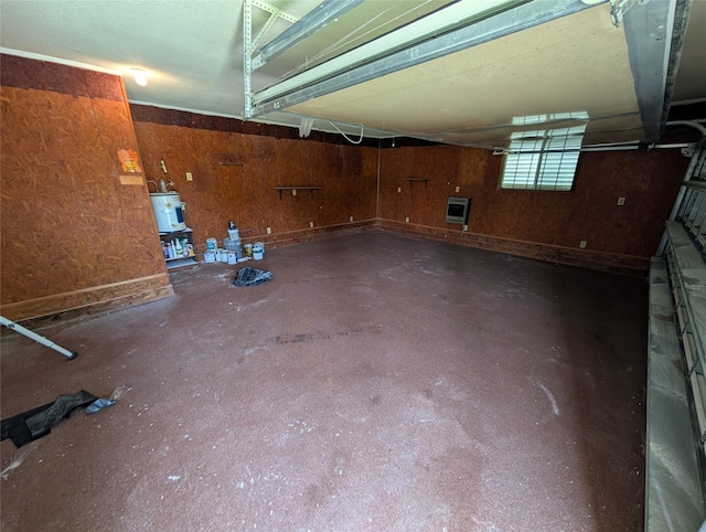 2004 24th St, Galveston, TX 77550 - garage featuring heating unit and electric water heater