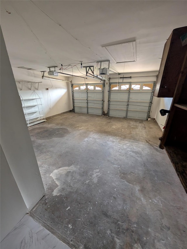2004 24th St, Galveston, TX 77550 - garage with a garage door opener