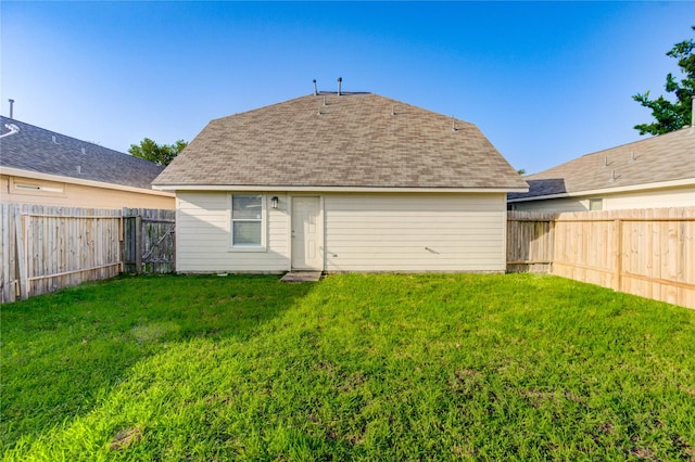 19138 S Whimsey Dr, Cypress, TX 77433 - rear view of house featuring a fenced backyard and roof with shingles