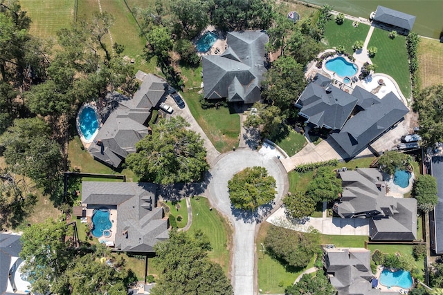 7814 Magnolia Cove Ct, Houston, TX 77346 - aerial view of property's location with nearby suburban area