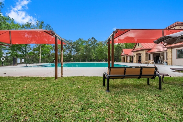 23613 Alder Branch Ln, New Caney, TX 77357 - swimming pool featuring a yard