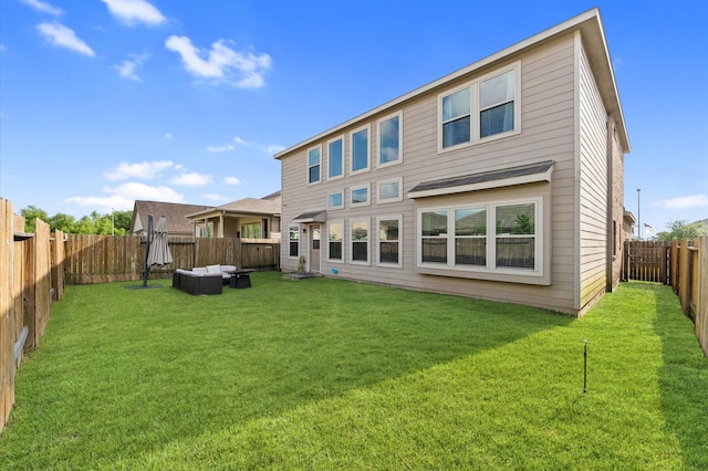 6923 Glenmoor Dr, Rosharon, TX 77583 - rear view of property with a fenced backyard