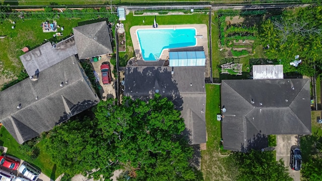 7230 Redding Rd, Houston, TX 77036 - bird's eye view of a pool area