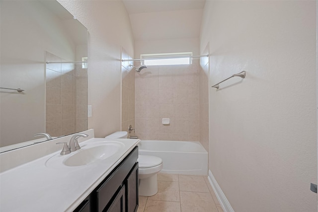 310 Blossom Terrace Ln, Rosenberg, TX 77469 - full bath with vanity, tile patterned flooring, and tub / shower combination