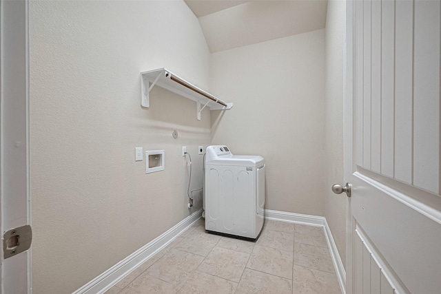 310 Blossom Terrace Ln, Rosenberg, TX 77469 - laundry room with washer / dryer and light tile patterned floors