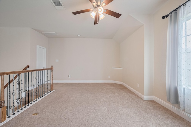 310 Blossom Terrace Ln, Rosenberg, TX 77469 - carpeted spare room with ceiling fan and baseboards