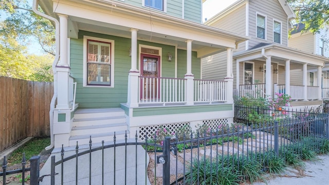 1045 W 16th St, Houston, TX 77008 - entrance to property with covered porch