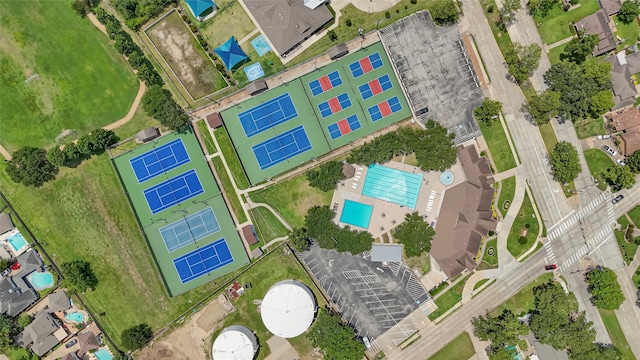 503 Ellingham Dr, Katy, TX 77450 - aerial view of a pool area