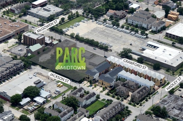 2401 Crawford St Unit A109, Houston, TX 77004 - aerial overview of property's location