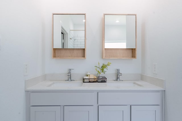 14205 Wonder Lake Ln, Conroe, TX 77384 - bathroom featuring double vanity