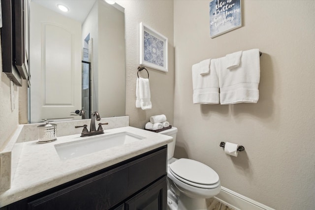 13627 Saddlebred Springs Ln, Cypress, TX 77429 - bathroom with vanity and a textured wall