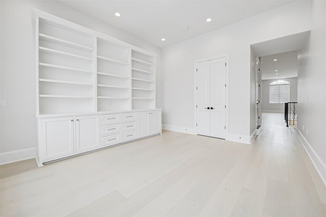 2822 Westgrove Ln, Houston, TX 77027 - unfurnished bedroom with recessed lighting and light wood finished floors