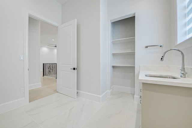 2822 Westgrove Ln, Houston, TX 77027 - bathroom featuring vanity and baseboards